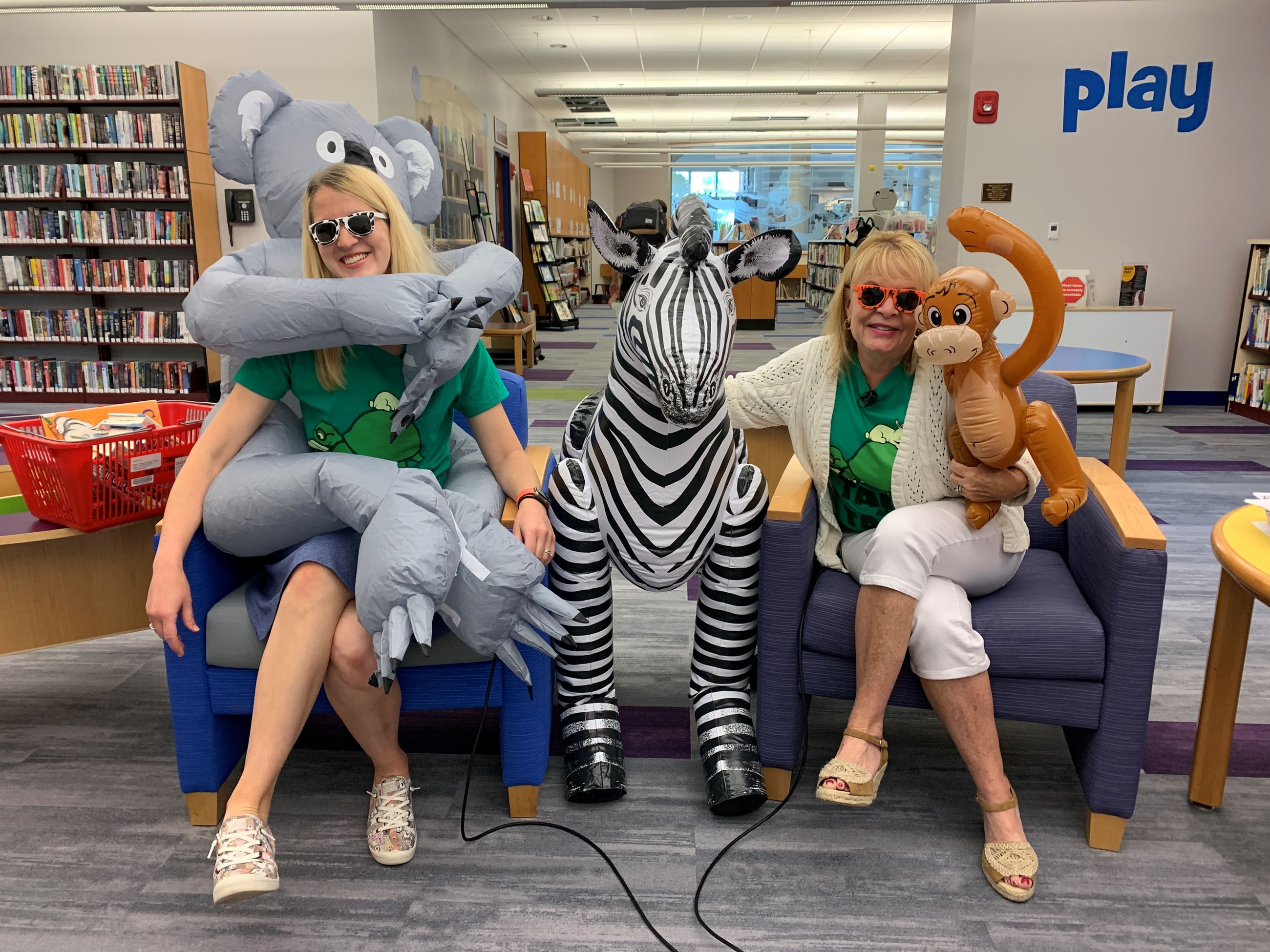 Recording a show at the library