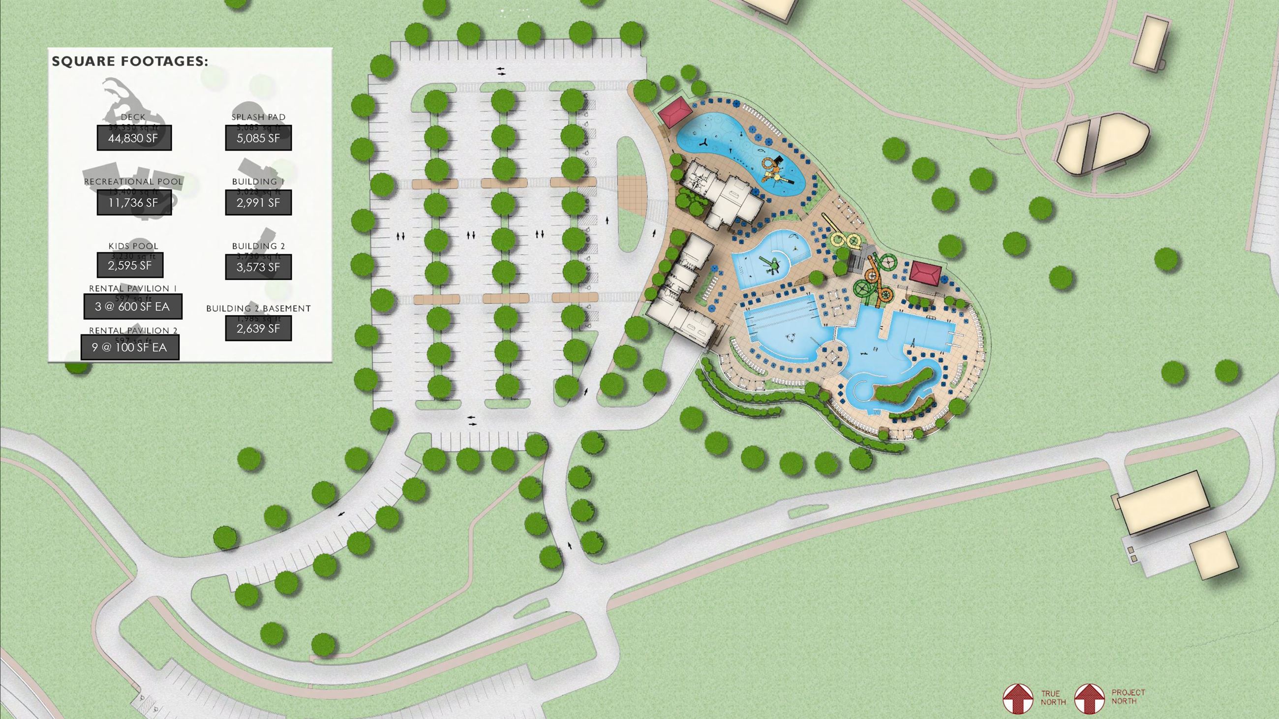 Proposed Aquatic Center Rendering