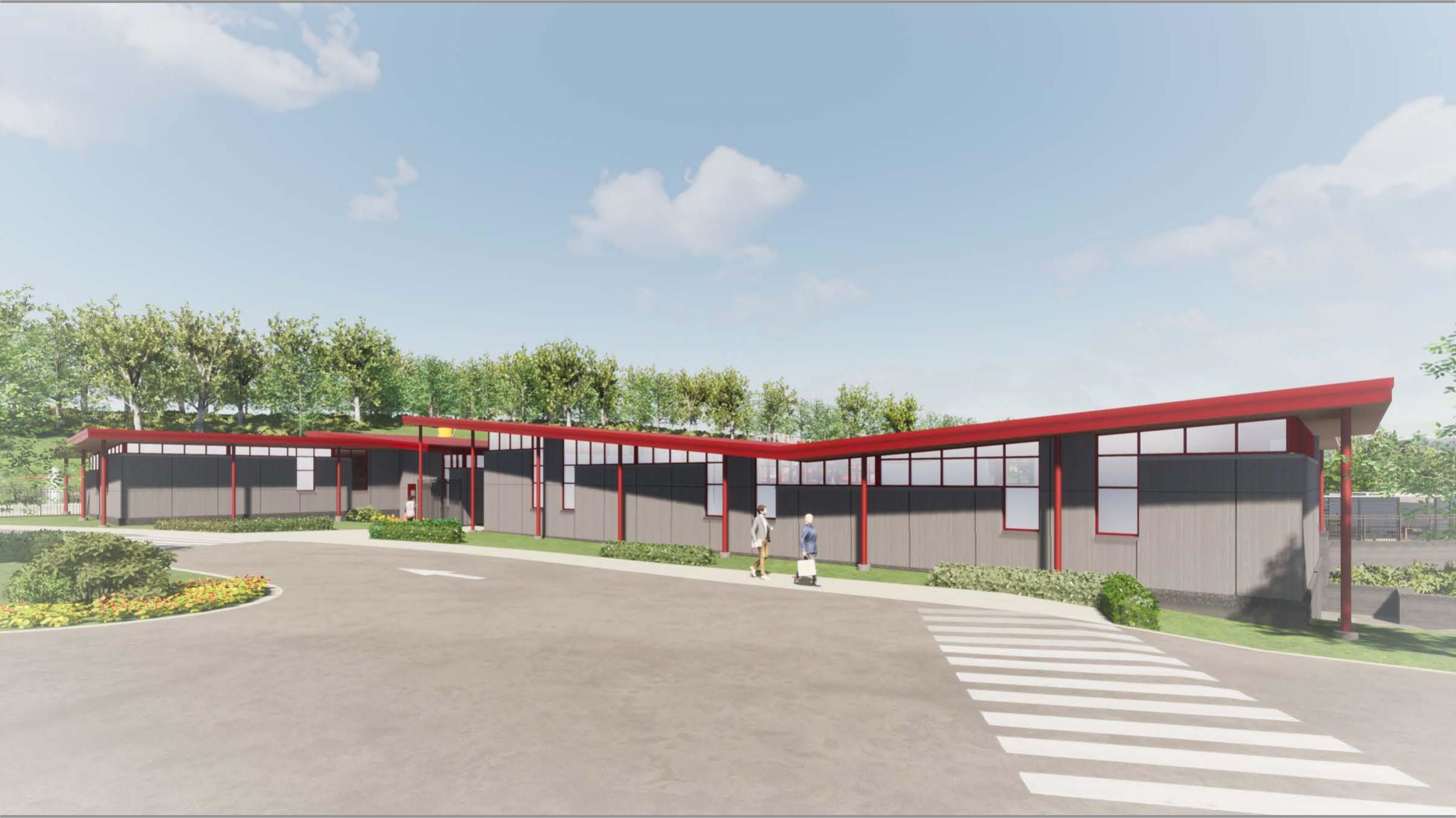 Proposed Aquatic Center Rendering