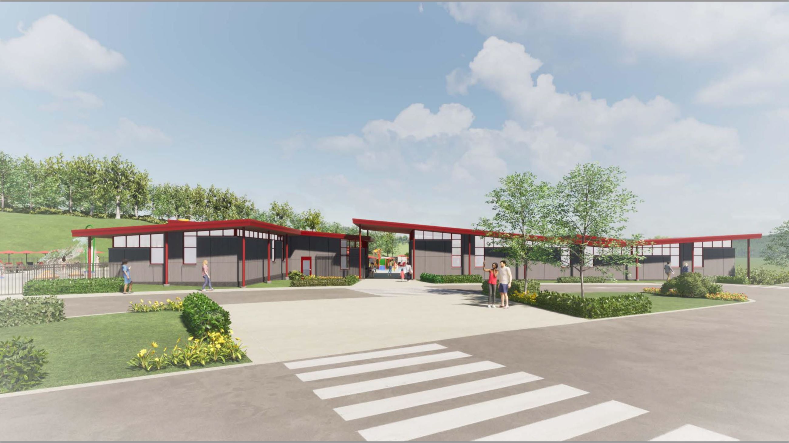 Proposed Aquatic Center Rendering