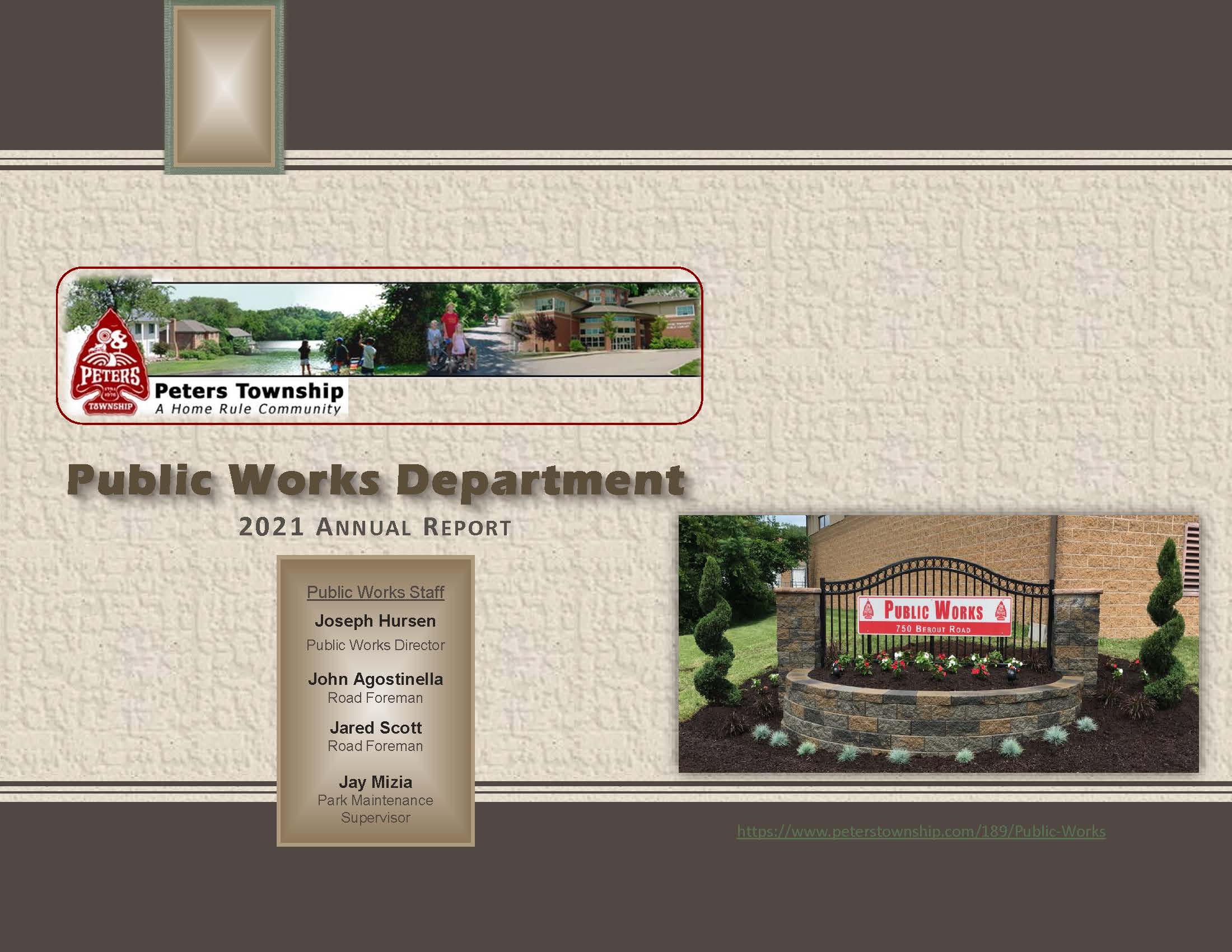 Pages from Public Works - 2021 Annual Report Opens in new window