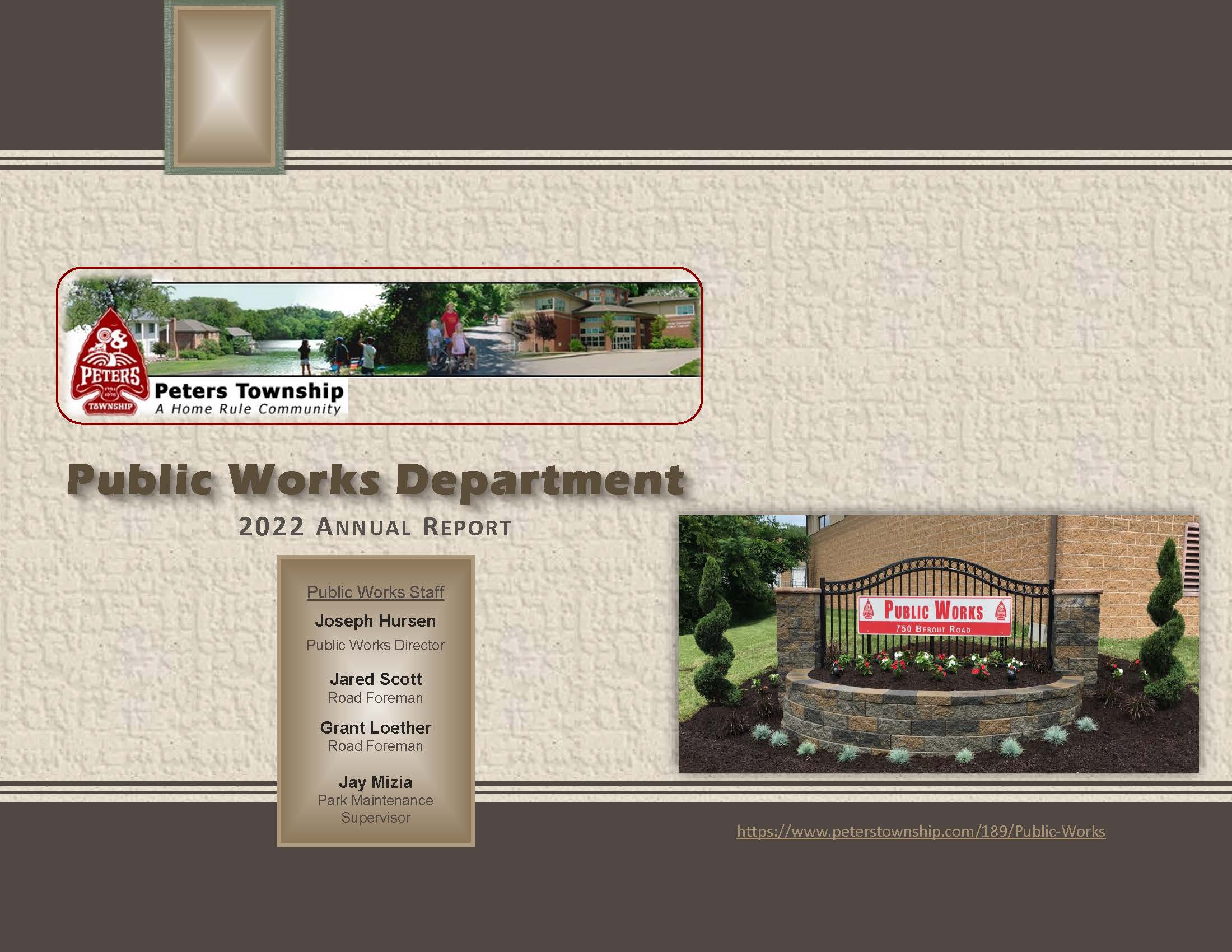 Pages from Public Works - 2022 Annual Report Opens in new window