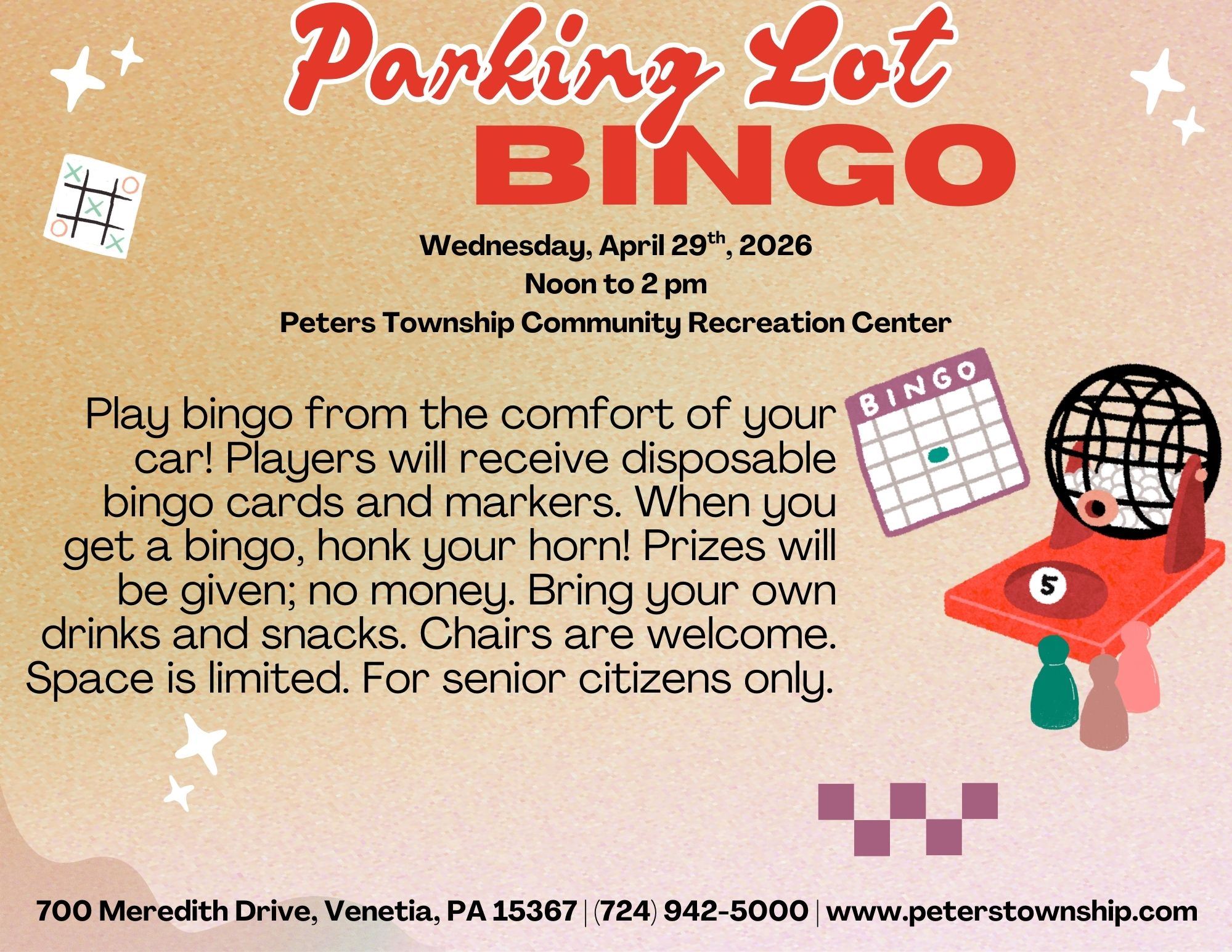 Parking Lot Bingo April 2026 (8.5 x 11 in) (11 x 8.5 in)